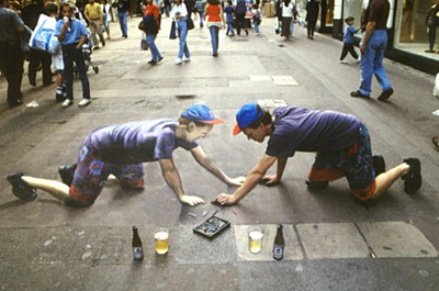 3D street painting