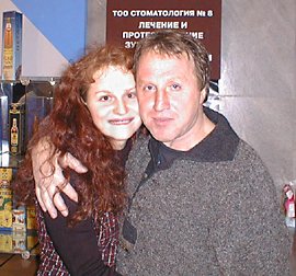 Владимир Стеклов с дочерью Агриппиной / фото Анатолия Опарина